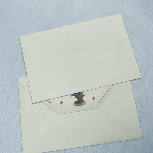 Vintage Hummel Stationary Hum # 141 Apple Tree Girl 3 Sheets & 2 Envelope Unused - Picture 12 of 13